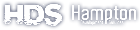 Hampton Development Services Logo in white